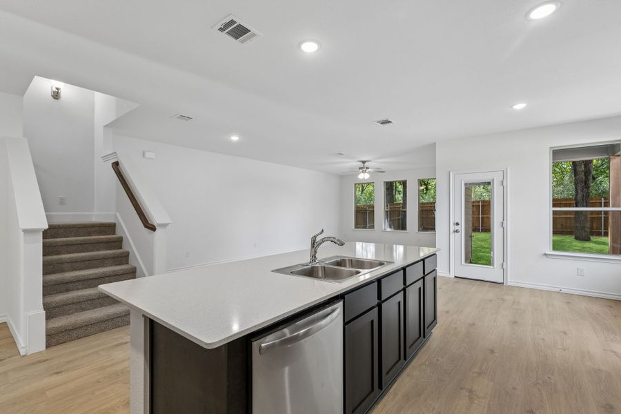 Furnished interior view inside a new home in Eagle Cove, Denton (Image 12).