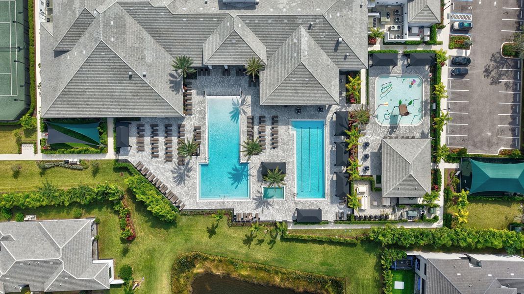 club pool aerial club pool aerial