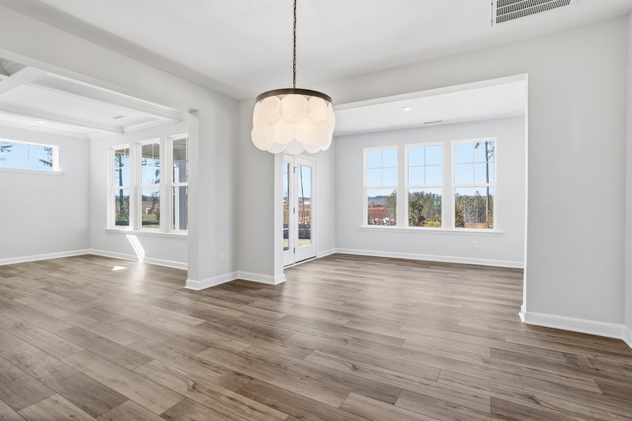 Spacious, unfurnished interior of a new home in Sweetbrier, Durham (Image 28).
