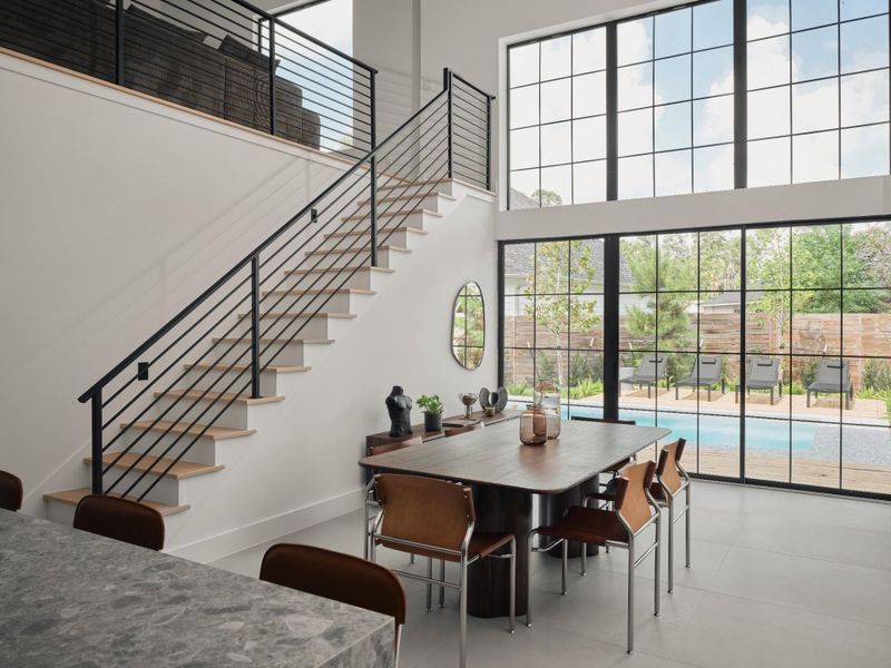 Furnished interior view inside a new home in , Conroe (Image 15).