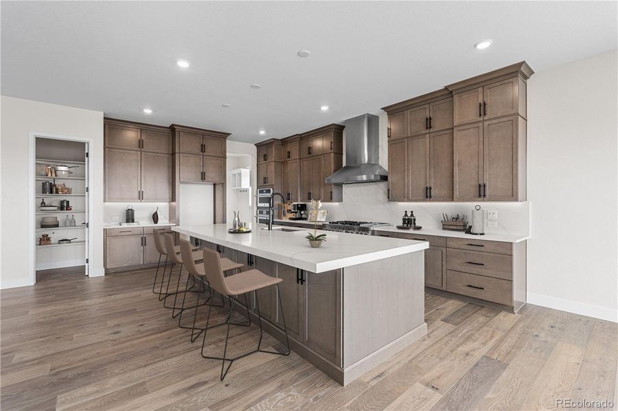 Furnished interior view inside a new home in Retreat at The Canyons, Castle Pines (Image 28).