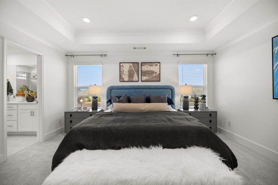Furnished interior view inside a new home in Wellington Estates, Madison (Image 13).