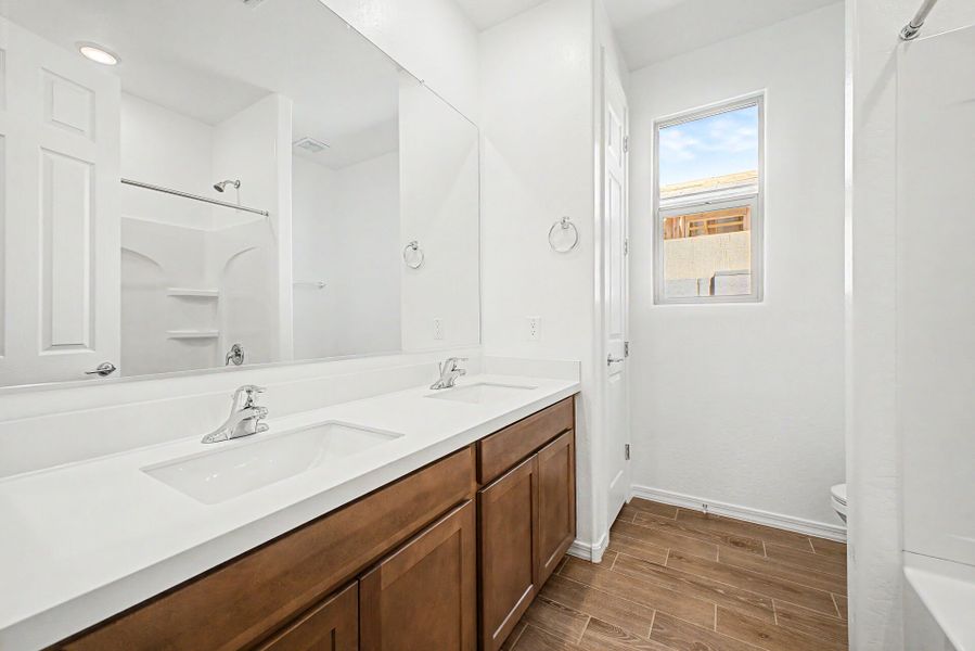 Furnished interior view inside a new home in Landmarke, San Tan Valley (Image 6).
