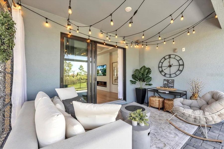 Furnished interior view inside a new home in , Venice (Image 57).