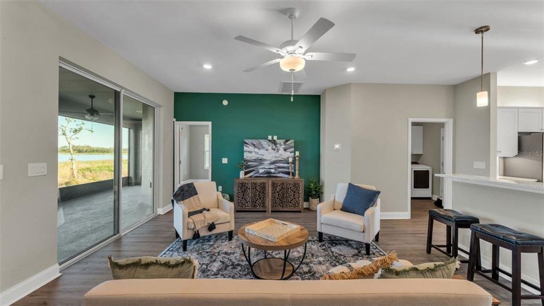 Furnished interior view inside a new home in , Lake Alfred (Image 18). Furnished interior view inside a new home in , Lake Alfred (Image 18).