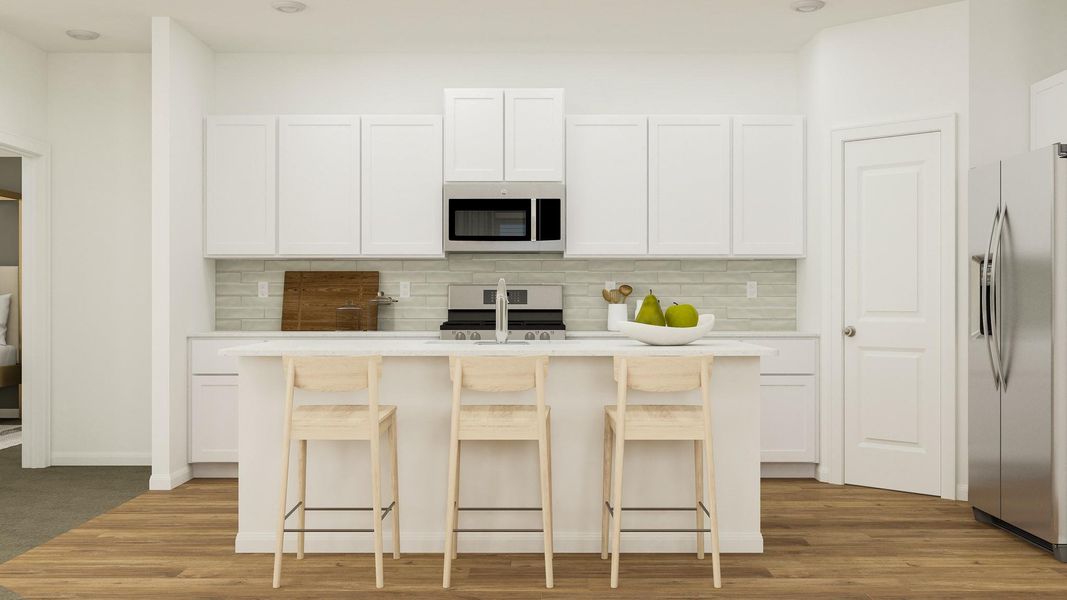 Furnished interior view inside a new home in Cotton Brook, Hutto (Image 8).