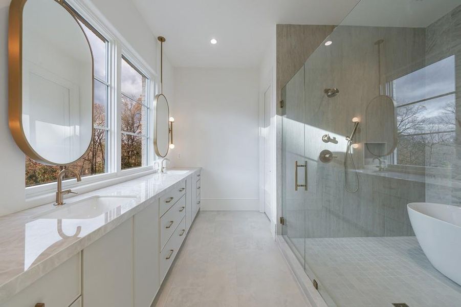 Furnished interior view inside a new home in , Atlanta (Image 69). Furnished interior view inside a new home in , Atlanta (Image 69).