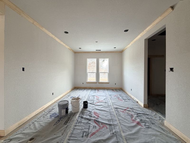 In-progress construction of a new home in Saddle Crest Estates, Weatherford, TX (Image 17).
