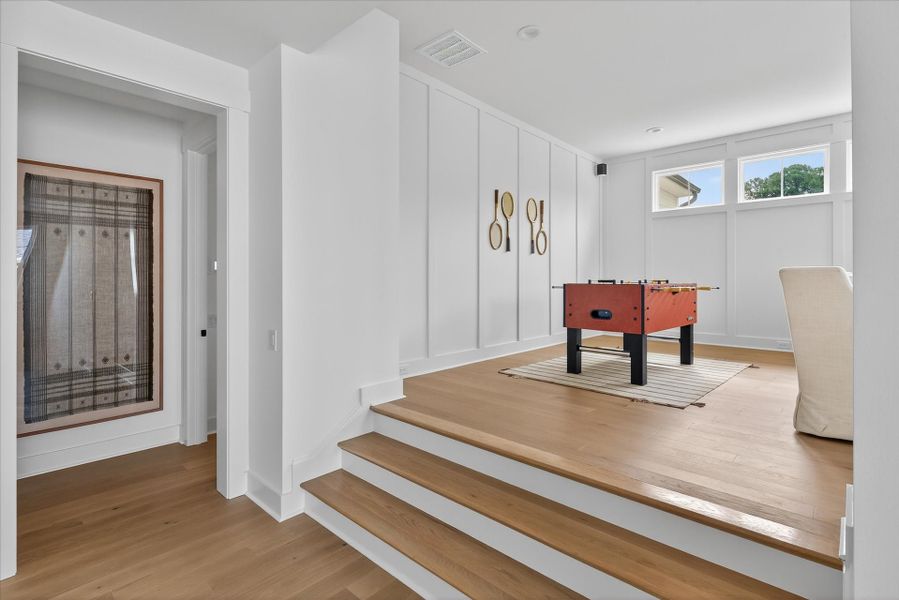Representative furnished interior of a home built from the Laguna Sur by Classica Homes in Enclave at McKee, Charlotte (Image 47).