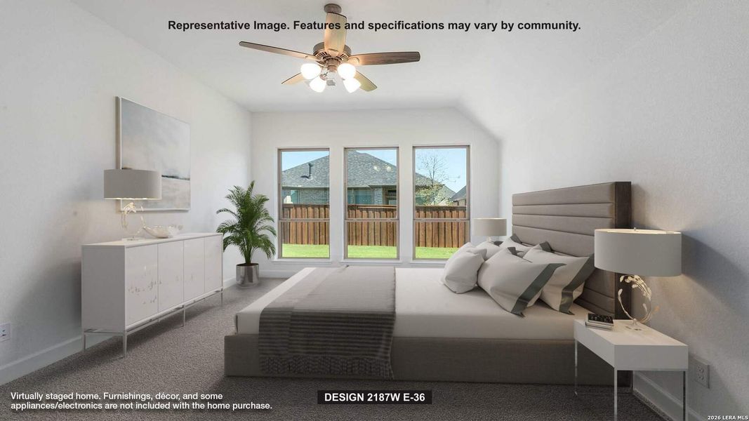 Furnished interior view inside a new home in Arcadia Ridge, San Antonio (Image 7).