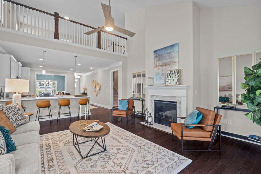 Representative furnished interior of a home built from the Rivermist by Caviness & Cates Communities in Maggie Way, Wendell (Image 189).
