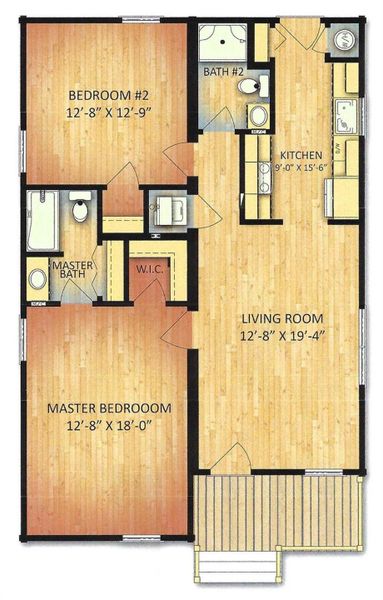 Carolina I floor plan.