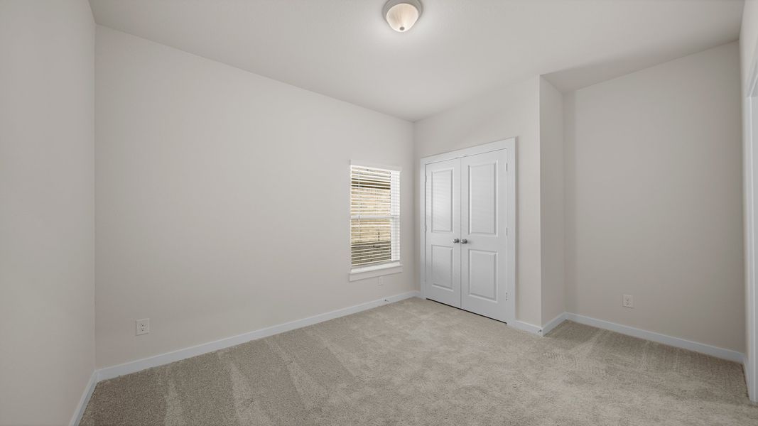 A room with white doors.