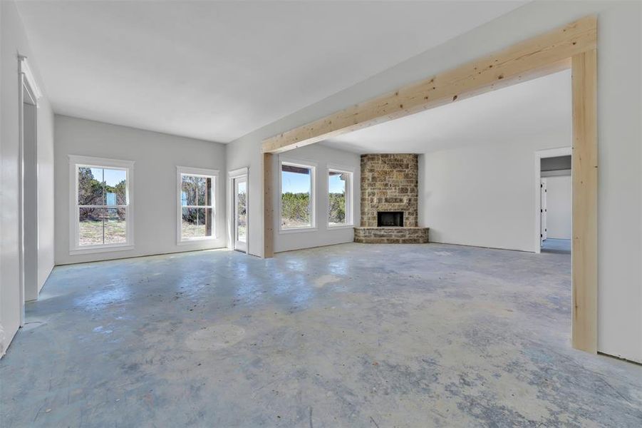 In-progress construction of a new home in , Bluff Dale, TX (Image 11).