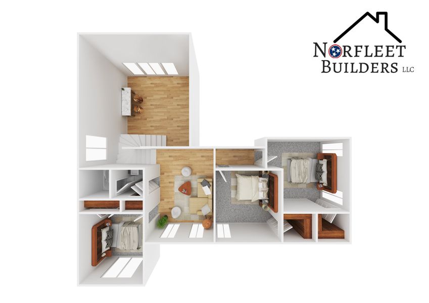 2D floor plan layout of this home in Cambria, White House, TN (Image 3).