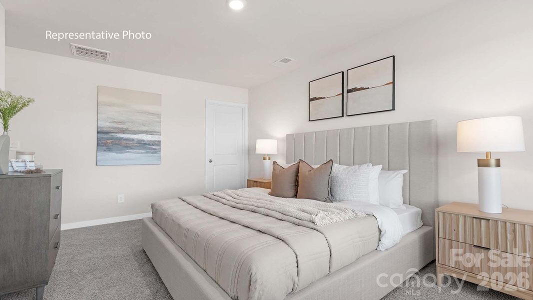 Furnished interior view inside a new home in Clark Creek Landing, Lincolnton (Image 3).