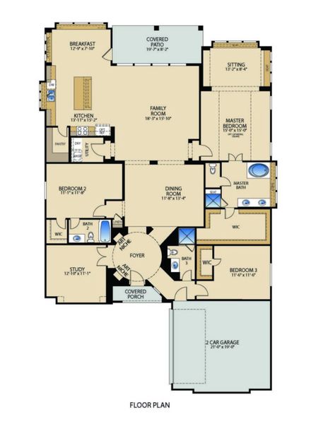 Sandstone S Floor Plan