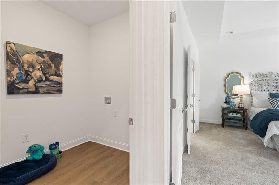 Furnished interior view inside a new home in Ashbury Commons, Powder Springs (Image 9).