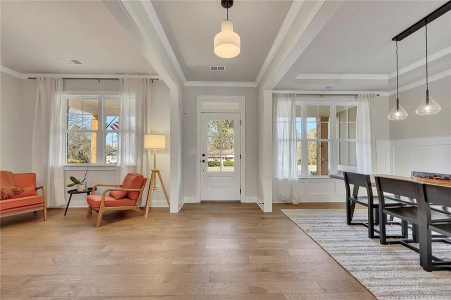 Furnished interior view inside a new home in , Marietta (Image 18).