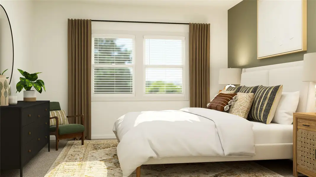 Furnished interior view inside a new home in Lively Ranch: Highlands Collection, Georgetown (Image 7).