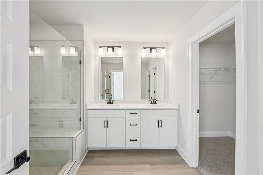 Furnished interior view inside a new home in , Cumming (Image 19).