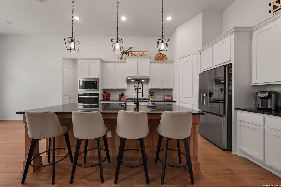 Furnished interior view inside a new home in Legend Park, Castroville (Image 15).