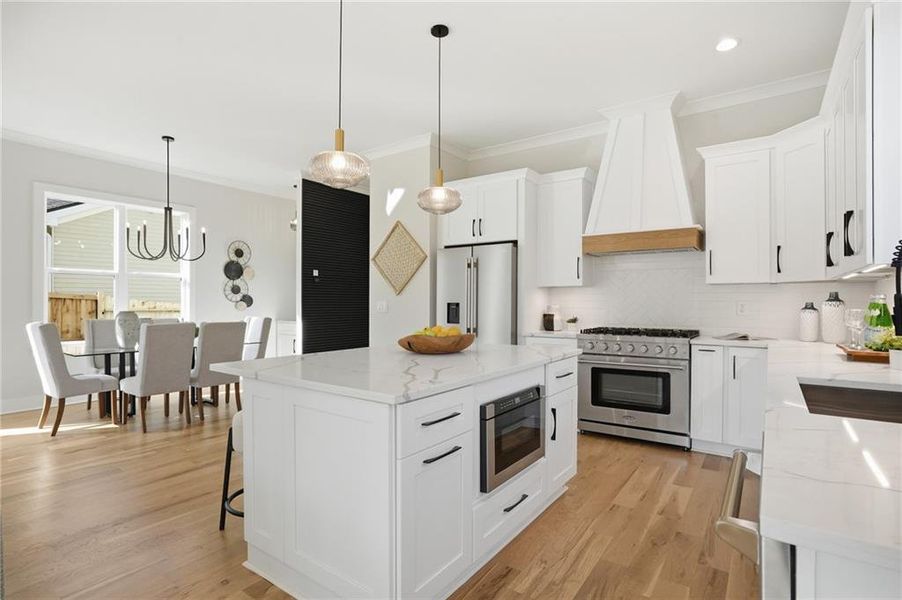 Furnished interior view inside a new home in , Atlanta (Image 16).