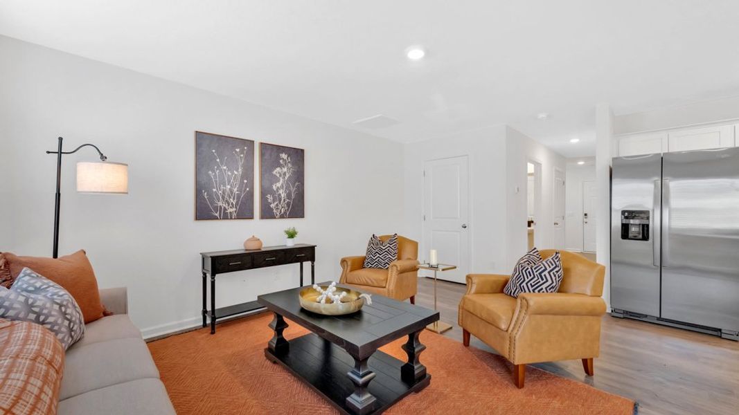 Representative furnished interior of a home built from the Altamont Townhome by D.R. Horton in Warren's Way Townhomes, Jonesborough (Image 10). Representative furnished interior of a home built from the Altamont Townhome by D.R. Horton in Warren's Way Townhomes, Jonesborough (Image 10).