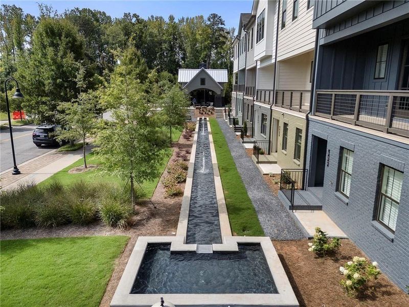 Exterior details and patio area of a home in , Alpharetta (Image 18).
