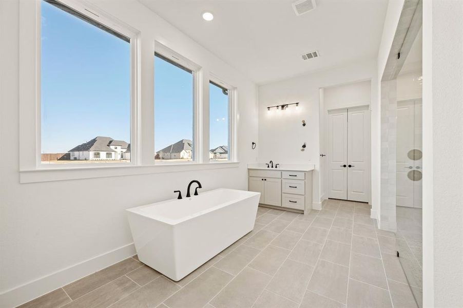 Furnished interior view inside a new home in , Haslet (Image 17).