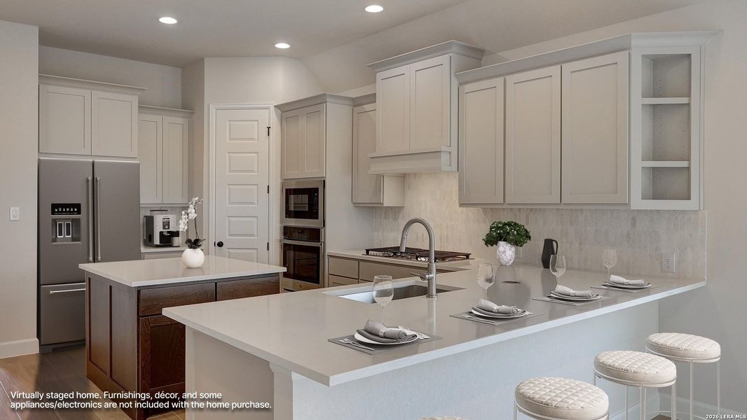 Furnished interior view inside a new home in Briggs Ranch, San Antonio (Image 6).
