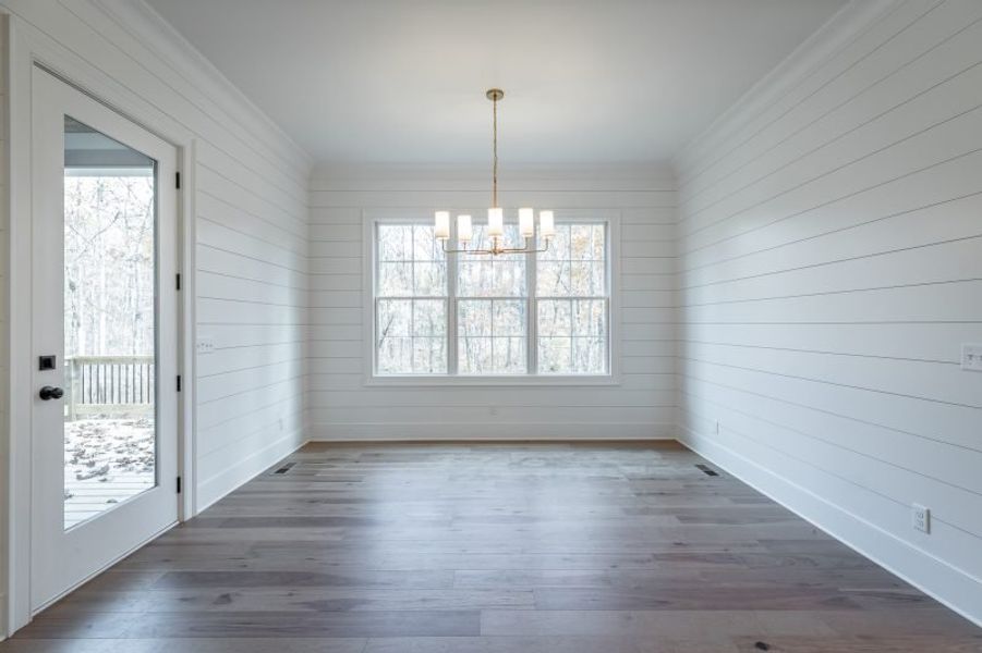 Representative unfurnished interior of a home built from the Carolina B by Riverstone Construction, LLC in Faith View, Ooltewah (Image 31). Representative unfurnished interior of a home built from the Carolina B by Riverstone Construction, LLC in Faith View, Ooltewah (Image 31).