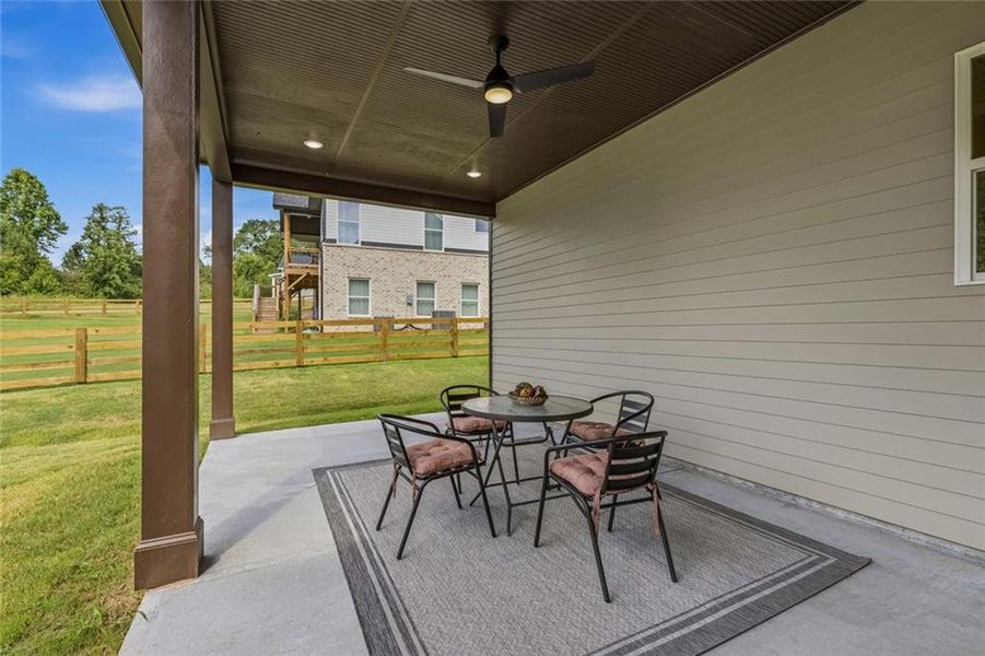 Exterior details and patio area of a home in , Murrayville (Image 3). Exterior details and patio area of a home in , Murrayville (Image 3).