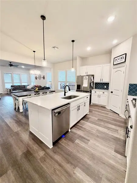 Furnished interior view inside a new home in , Haslet (Image 4).