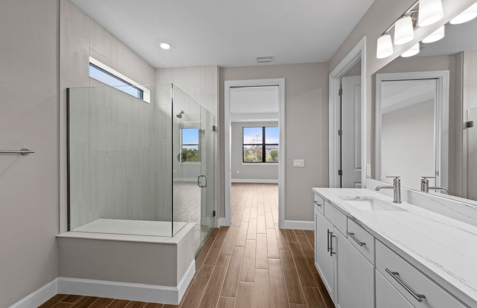 Furnished interior view inside a new home in Arbor Oaks, North Port (Image 8). Furnished interior view inside a new home in Arbor Oaks, North Port (Image 8).