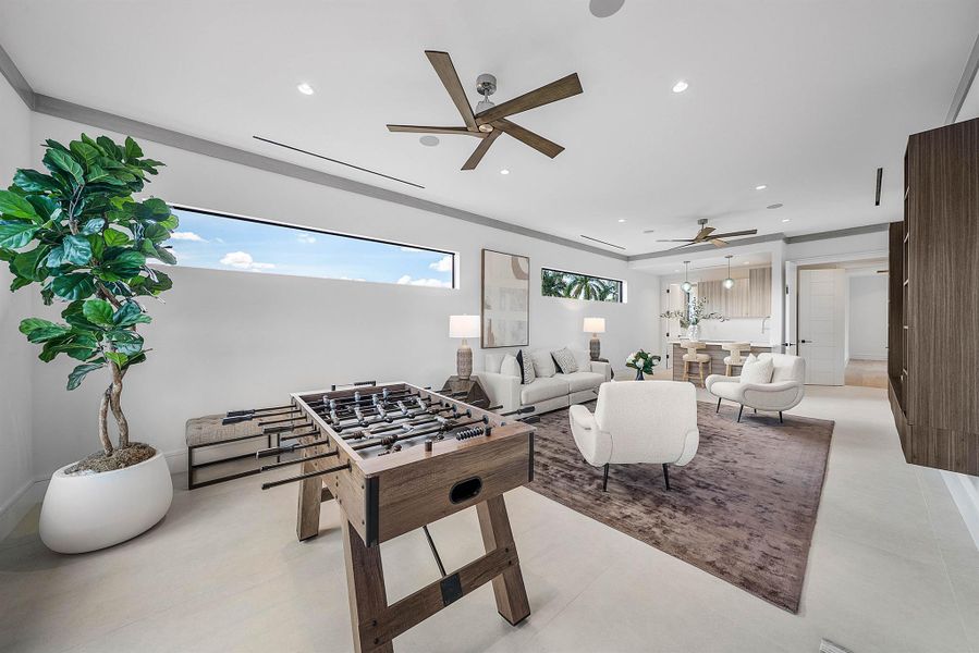 Furnished interior view inside a new home in , Boca Raton (Image 11).