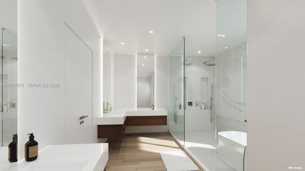 Furnished interior view inside a new home in , Plantation (Image 5).