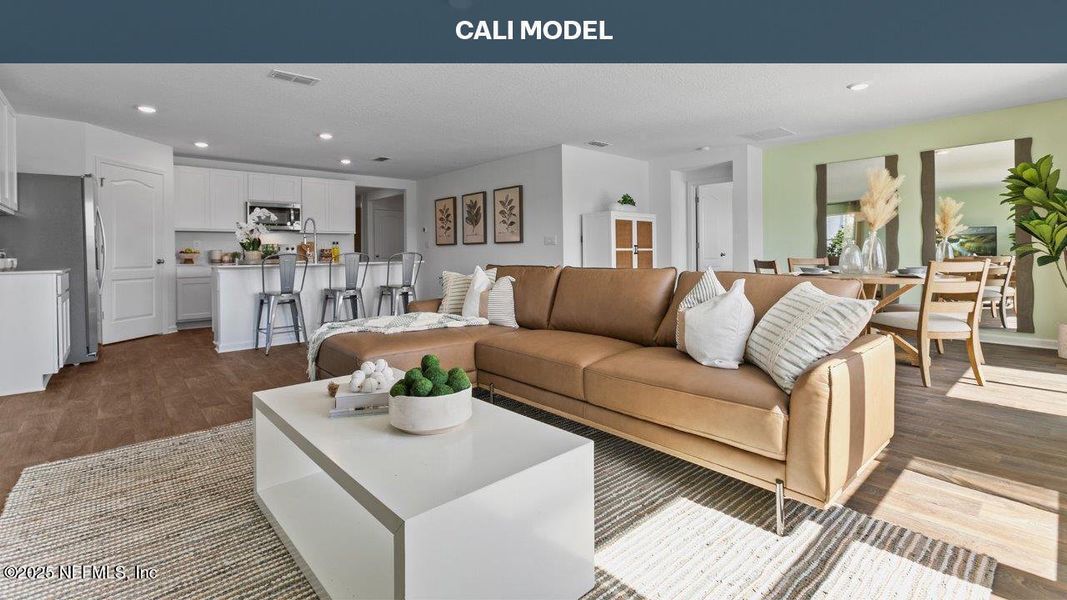 Furnished interior view inside a new home in Rookery, Green Cove Springs (Image 20).