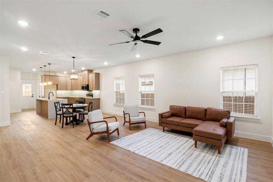 Furnished interior view inside a new home in , Fort Worth (Image 13).