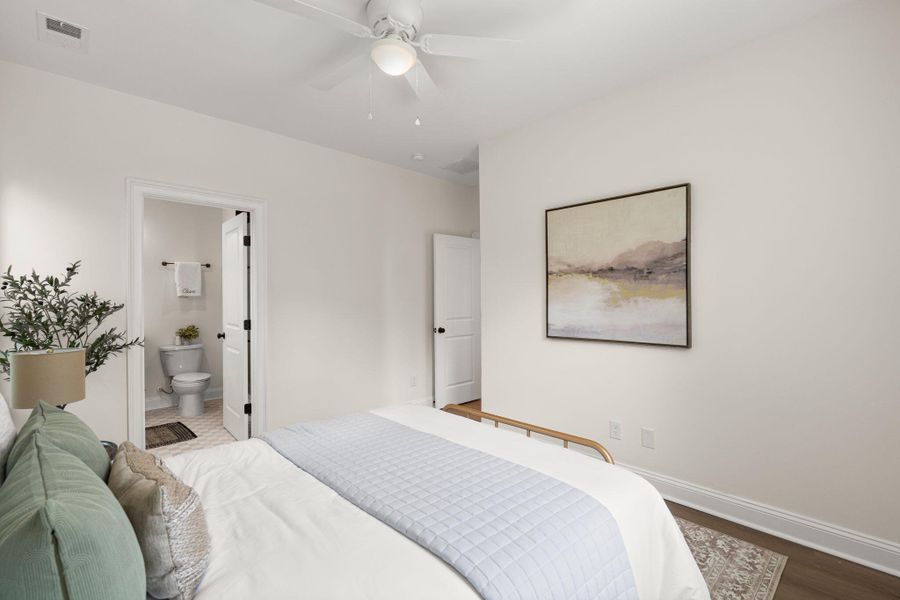 Furnished interior view inside a new home in , Charleston (Image 30).