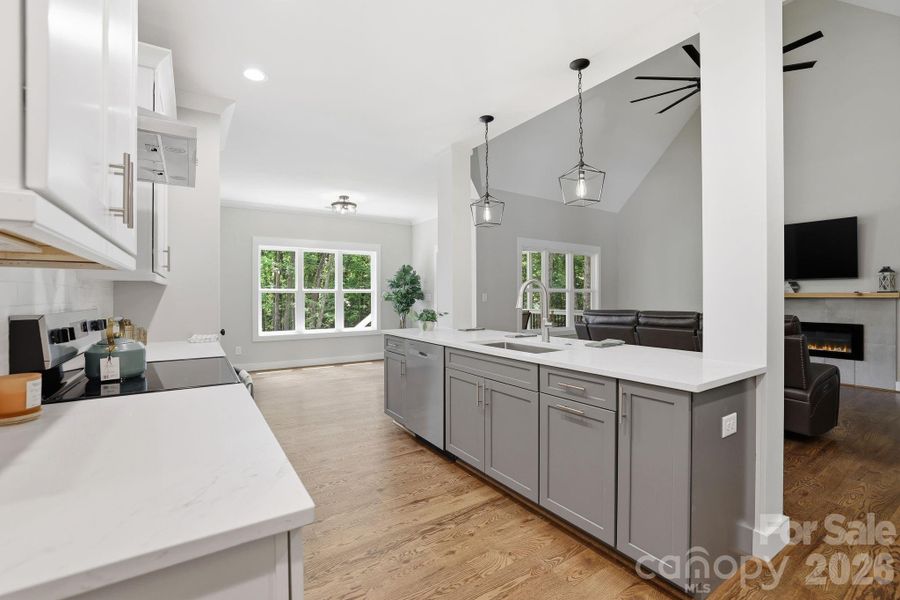 Furnished interior view inside a new home in , Monroe (Image 7).