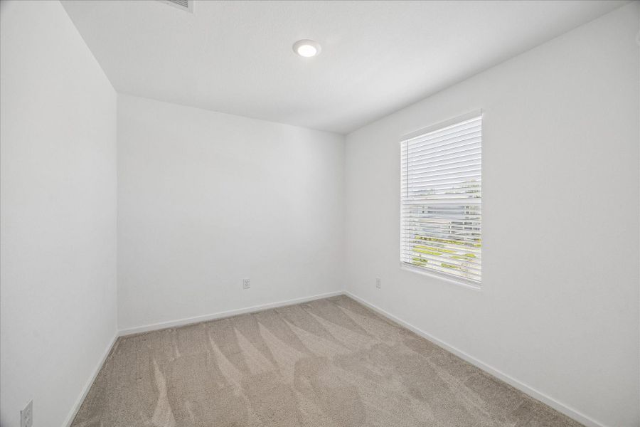 Secondary bedroom located on the second floor