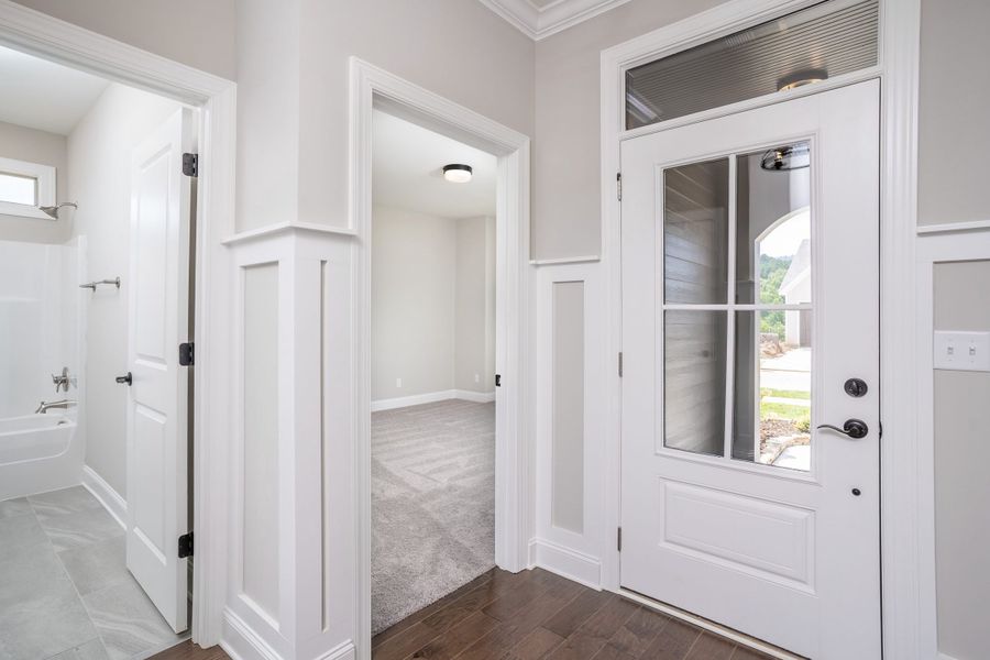 Representative unfurnished interior of a home built from the The Hunter by Greentech Homes LLC in The Thicket at Sedman Hills, Hixson (Image 10).