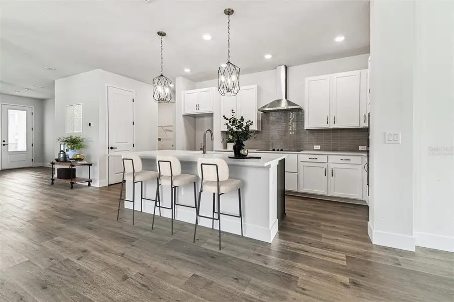 Furnished interior view inside a new home in The Peninsula at Rhodine Lake, Riverview (Image 6).