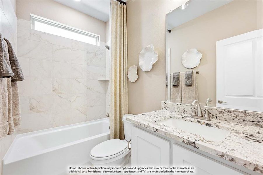 Furnished interior view inside a new home in Woodstone, Providence Village (Image 24).