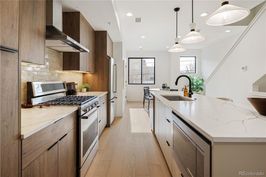 Furnished interior view inside a new home in , Denver (Image 9).