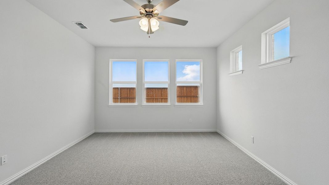 Furnished interior view inside a new home in Bel Air Village, Sherman (Image 26). Furnished interior view inside a new home in Bel Air Village, Sherman (Image 26).