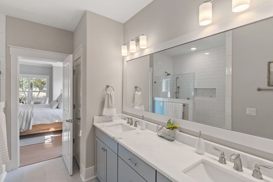 Furnished interior view inside a new home in Osprey Landing, Southport (Image 30).