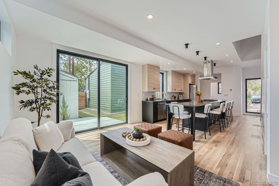 Furnished interior view inside a new home in , Denver (Image 8). Furnished interior view inside a new home in , Denver (Image 8).