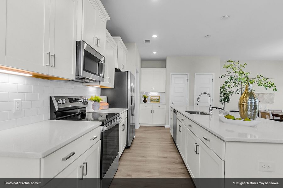 Furnished interior view inside a new home in Sweetbrier, Durham (Image 6).